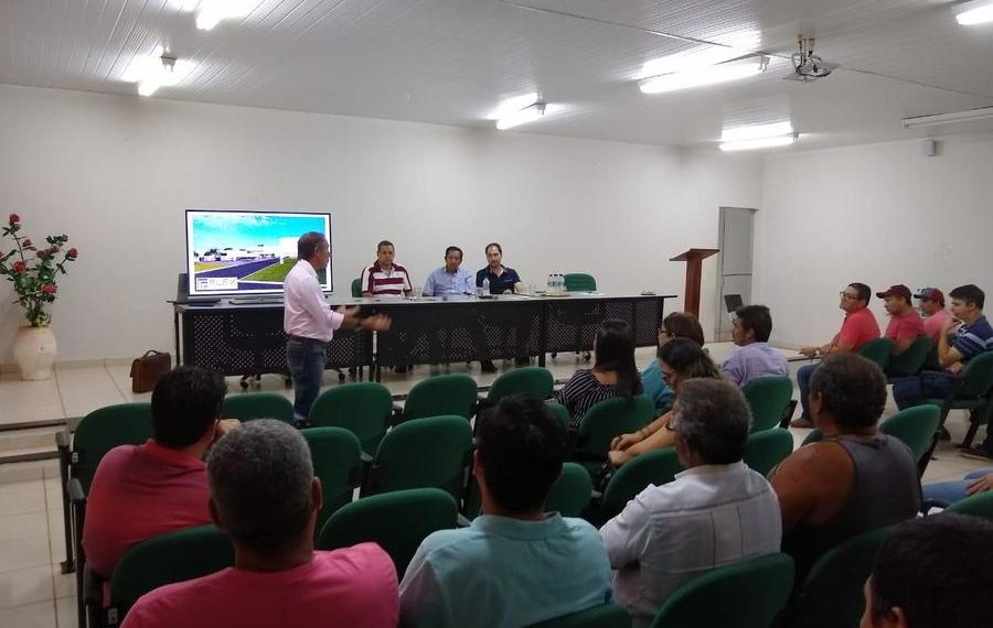 Empresário apresenta projeto de fecularia que será instalada em Anaurilândia (MS)