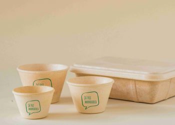 Startup faz embalagens de mandioca que viram adubo em 90 dias