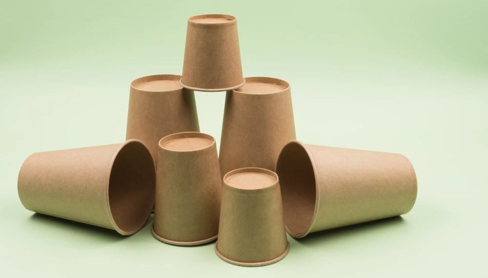 Copos biodegradáveis são feitos de fécula de mandioca