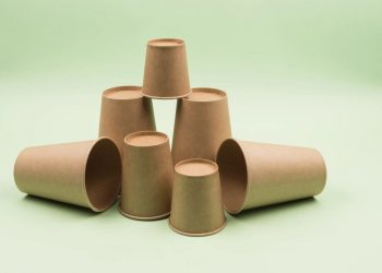 Copos biodegradáveis são feitos de fécula de mandioca