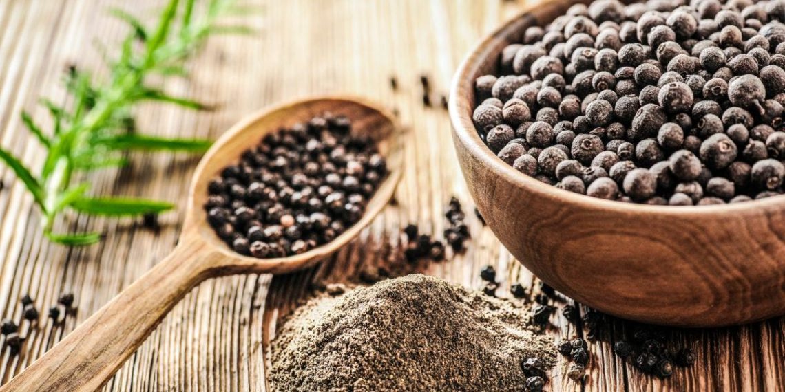 Película de amido de mandioca para proteção de pimenta-do-reino